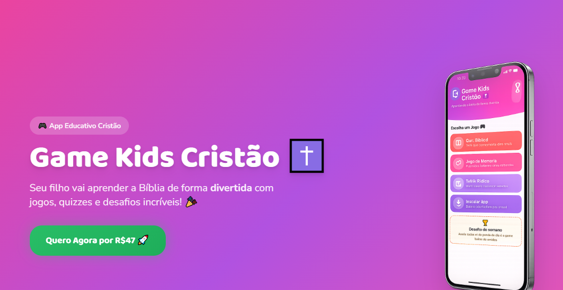 Projeto Game Kids Cristão