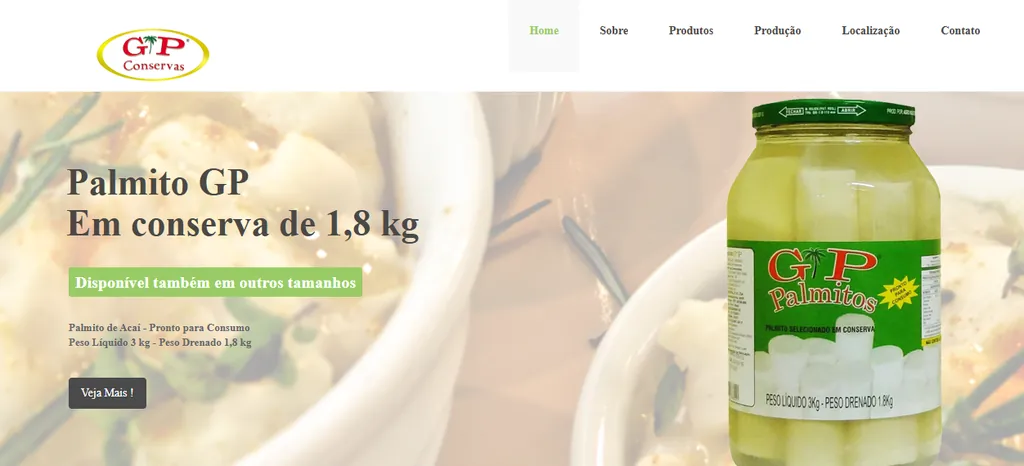 Projeto GP Conservas — Indústria / Alimentação