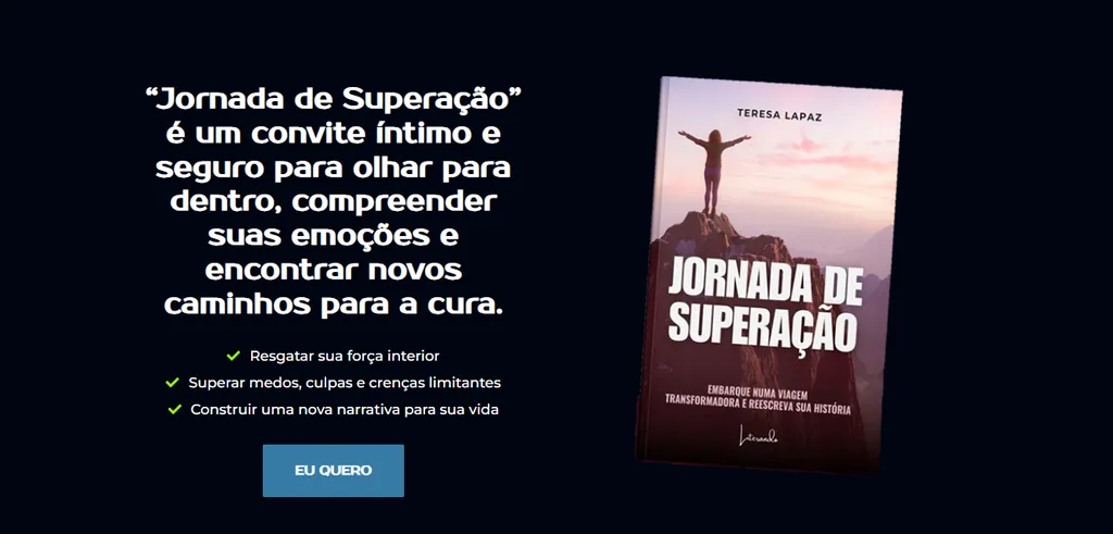 Projeto Jornada de Superação — Landing Page / E-book